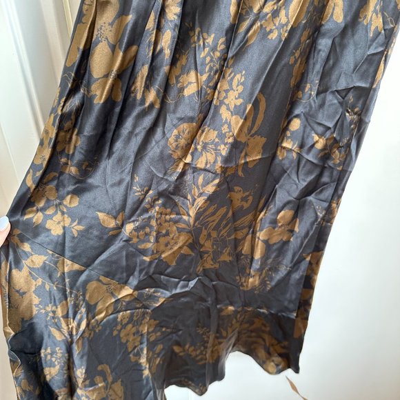 NWT Reformation Parma Silk Maxi Slip Dress Sz L Night Garden Floral Slim - Picture 10 of 10